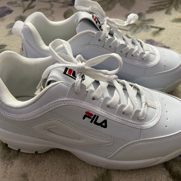 Fila White Chunky Shoes - Picture 3 of 5
